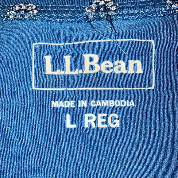 LL Bean Wrap Dress, Large - Picture 6 of 7